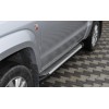 Боковые пороги Line (2 шт, алюм) для Volkswagen Amarok - 66971-11