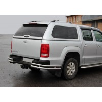 Задні куточки AK003-Double (2 шт, нерж) для Volkswagen Amarok