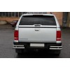 Задні куточки AK003-Double (2 шт, нерж) для Volkswagen Amarok