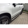 Боковые пороги Maydos V2 (2 шт., нерж) для Volkswagen Amarok - 64681-11