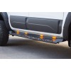 Бічні пороги Dakar Чорні V1 з підсвічуванням (2 шт, метал) для Volkswagen Amarok