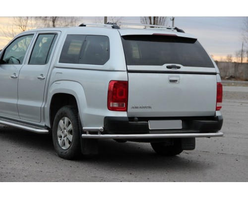 Задній захист AK005-2 (2 шт, нерж) для Volkswagen Amarok