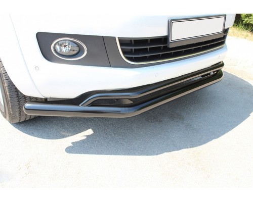 Передний ус двойной Vegas (черный) для Volkswagen Amarok