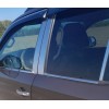 Окантовка вікон (4 смужки, нерж) Carmos - Турецька сталь для Volkswagen Amarok