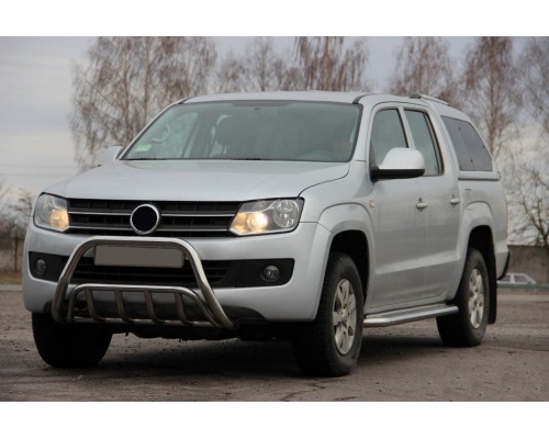 Кенгурятник WT002 (нерж) для Volkswagen Amarok