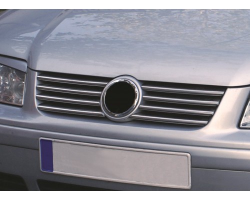 Накладки на решетку (8 шт, нерж) для Volkswagen Bora 1998-2004 - 48870-11