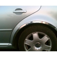 Накладки на арки (4 шт, нерж) для Volkswagen Bora 1998-2004
