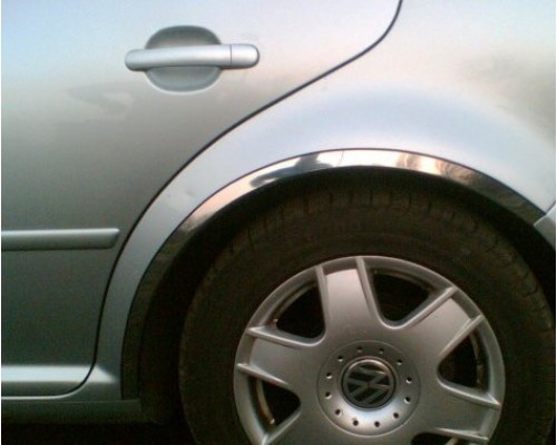 Накладки на арки (4 шт, нерж) для Volkswagen Bora 1998-2004