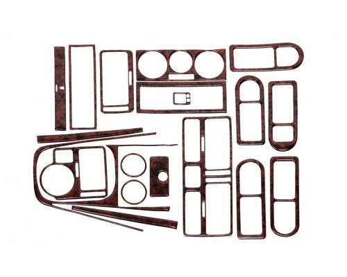 Тюнінг салону автомобіля Карбон для Volkswagen Bora 1998-2004 - 52528-11