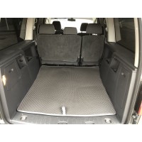 Коврик багажника V2 MAXI (EVA, полиуретановый, черный) для Volkswagen Caddy 2010-2015 гг.