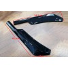 Flap накладка на задний бампер DPT (ABS) (2шт) (черный глянец) для Volkswagen Caddy 2004-2010 гг