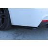 Flap накладка на задний бампер DPT (ABS) (2шт) (черный глянец) для Volkswagen Caddy 2004-2010 гг