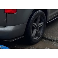 Flap накладка на задний бампер DPT (ABS) (2шт) (черный глянец) для Volkswagen Caddy 2004-2010 гг