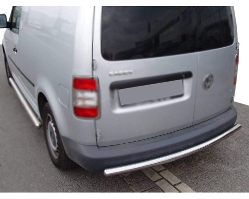 Задня дуга AK002 (2 шт, нерж) для Volkswagen Caddy 2004-2010 - 74601-11