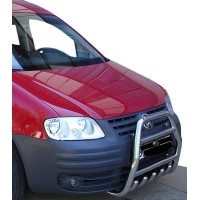Кенгурятник QT007 (нерж) для Volkswagen Caddy 2004-2010