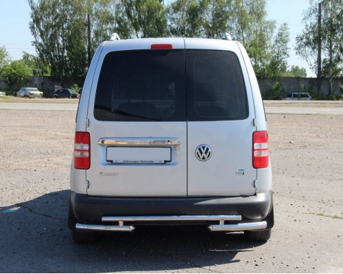 Задня дуга AK003-2 (2 шт, нерж) для Volkswagen Caddy 2004-2010