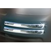 Уголки на передний бампер (4 шт, нерж) Carmos - Турецкая сталь для Volkswagen Caddy 2004-2010 - 75132-11