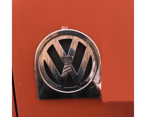 Обводка заднего логотипа (нерж) для Volkswagen Caddy 2004-2010 - 56782-11