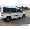 Бічні труби BB002 (2 шт, нерж) 60 мм, Maxi база для Volkswagen Caddy 2004-2010 - 74603-11