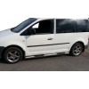 Бічні труби BB002 (2 шт, нерж) 60 мм, Maxi база для Volkswagen Caddy 2004-2010 - 74603-11