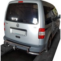 Задня дуга AK003-3 (2 шт, нерж) для Volkswagen Caddy 2004-2010