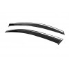 Ветровики с хромом Niken Luxury (2 шт) для Volkswagen Caddy 2004-2010 гг