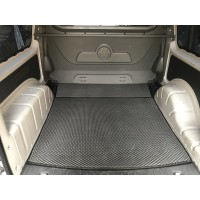 Килимок багажника MAXI (EVA, поліуретановий, чорний) для Volkswagen Caddy 2004-2010