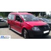 Бічні пороги Premium (2 шт, нерж) Maxi база, d60 для Volkswagen Caddy 2004-2010 - 52915-11