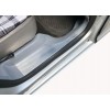 Накладки на внутренние пороги (без надписи, сталь) 4 штуки для Volkswagen Caddy 2004-2010 гг