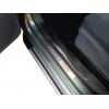 Накладки на дверные пороги OmsaLine (2 шт, нерж) для Volkswagen Caddy 2004-2010 - 56776-11