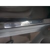 Накладки на внутренние пороги (Omsa, нерж) 4 штуки для Volkswagen Caddy 2004-2010 - 48917-11