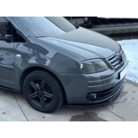 Передняя лип накладка Niken Black (ABS) для Volkswagen Caddy 2004-2010 гг
