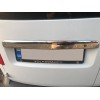 Накладка над номером (2 дверн, нерж) для Volkswagen Caddy 2004-2010 гг.