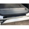 Накладки на дверные пороги (DDU, ABS-пластик) 3 шт, Глянец для Volkswagen Caddy 2004-2010 - 80039-11