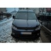Передняя лип накладка Niken Black (ABS) для Volkswagen Caddy 2010-2015 гг