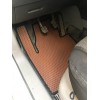Килимки EVA (цегляні) 5 шт, передні та задні (для MAXI, 2 зсувних дверей) для Volkswagen Caddy 2010-2015 - 81030-11