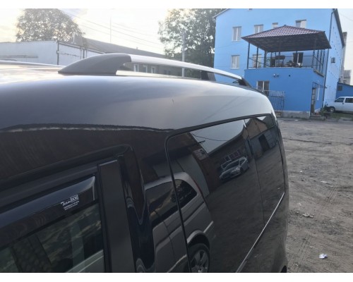 Рейлінги хром Максі база, Металеві ніжки для Volkswagen Caddy 2010-2015