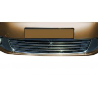 Накладки на передній бампер Comfort (5 част., нерж) для Volkswagen Caddy 2010-2015