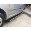 Боковые пороги Maya V1 (2 шт., алюм.) Макси база для Volkswagen Caddy 2010-2015 - 52954-11