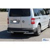 Задня дуга AK003-2 (2 шт, нерж) для Volkswagen Caddy 2010-2015