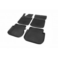 Гумові килимки з бортом (4 шт, Polytep) для Volkswagen Caddy 2010-2015