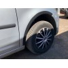 Накладки на арки (черный мат) Длинная база (метал) для Volkswagen Caddy 2010-2015 - 63976-11