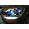 Накладка на фары (2 шт, нерж) для Volkswagen Caddy 2010-2015 - 49316-11