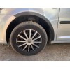 Накладки на арки (черный мат) Короткая база, 2 боковых (метал) для Volkswagen Caddy 2010-2015 - 57107-11