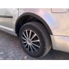Накладки на арки (чорний мат) Коротка база, 1 бічна (пластик) для Volkswagen Caddy 2010-2015 - 55818-11