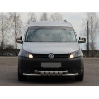 Передній вус Shark ST015 (нерж) для Volkswagen Caddy 2010-2015