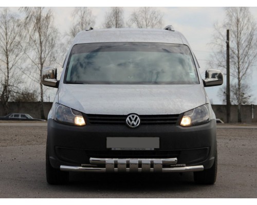Передній вус Shark ST015 (нерж) для Volkswagen Caddy 2010-2015