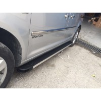 Молдинг дверний (4 шт, нерж) Стандартна база, OmsaLine - Італійська нержавіюча сталь для Volkswagen Caddy 2010-2015