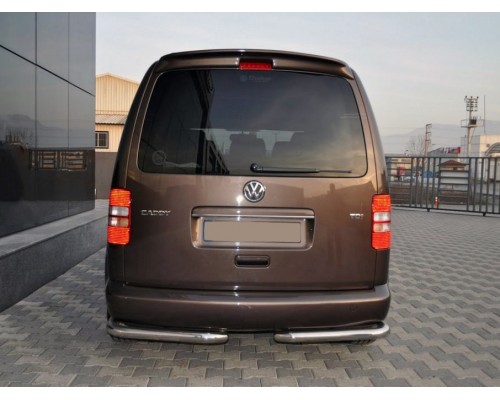 Задні куточки AK003 (2 шт, нерж) для Volkswagen Caddy 2010-2015