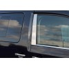Накладки на стойки (2 шт, нерж) OmsaLine - Итальянская нержавейка для Volkswagen Caddy 2010-2015 - 56609-11